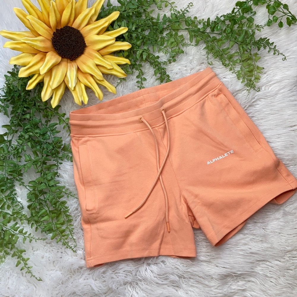 Alphalete Core Women Shorts Orange Size S,M,L